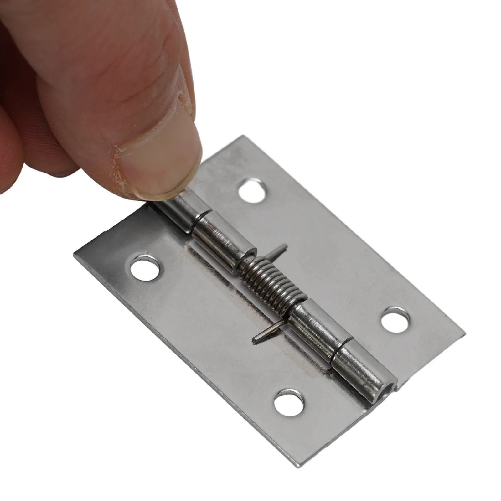 Practical Stainless Steel Hinges Pair Self Closing Spring Door Perfect for DIY Hardware Cabinet Effective Automatic Closing
Practical Stainless Steel Hinges Pair Self Closing Spring Door Perfect for DIY Hardware Cabinet Effective Automatic Closing