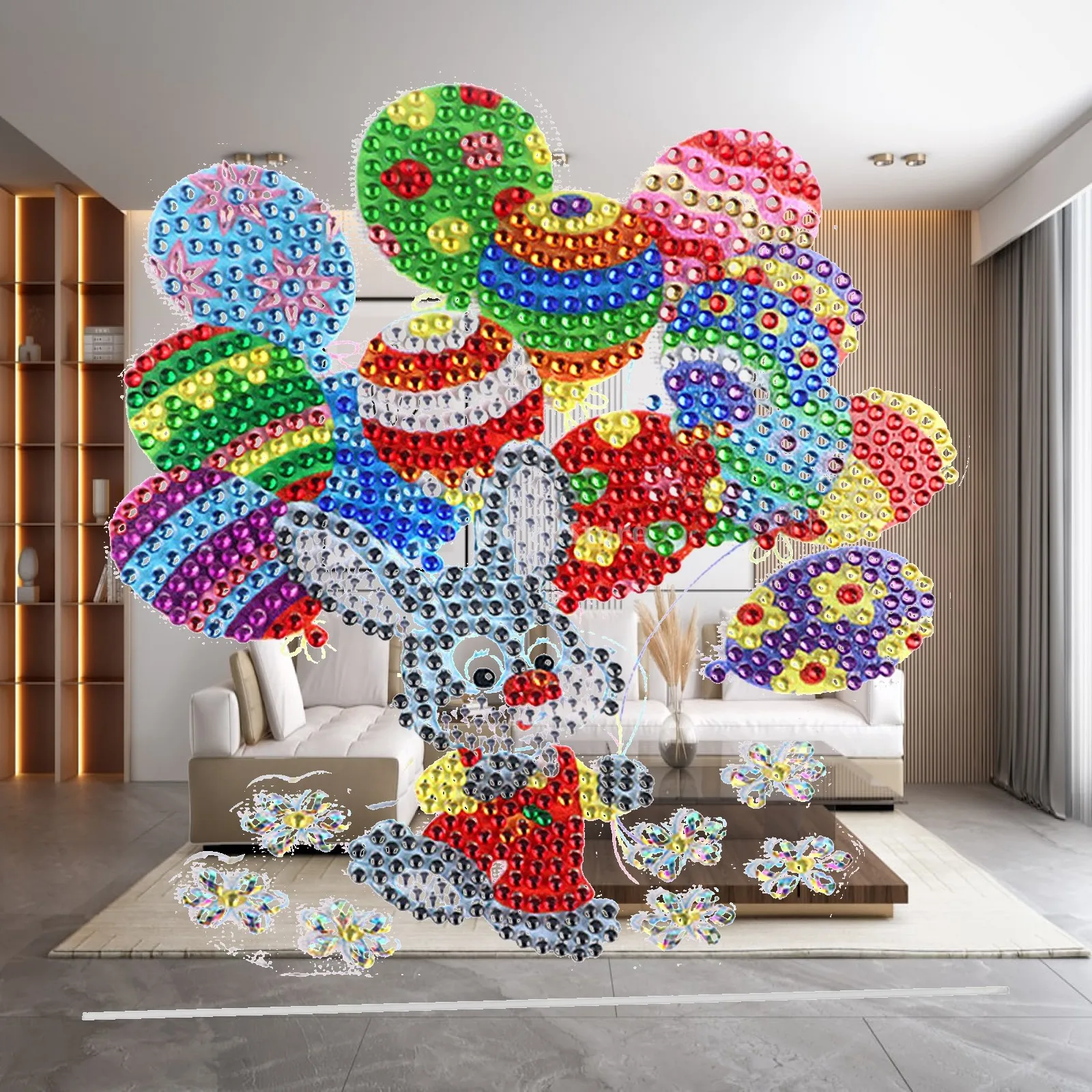 Colorful 5D Diamond Painting Bunny Ornament Full Drill Rabbit Crystal Painting by Numbers Kit Home Desk Decor Holiday Kids Gift
Colorful 5D Diamond Painting Bunny Ornament Full Drill Rabbit Crystal Painting by Numbers Kit Home Desk Decor Holiday Kids Gift