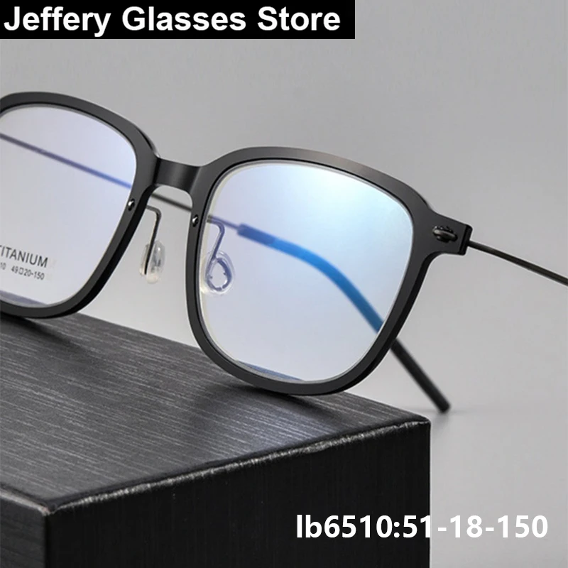 Denmark Brand 6510 Retro Men Square Glasses Frame Screwless Ultralight Titanium Optic Eyeglasses Designer Now Business Spectacle
Denmark Brand 6510 Retro Men Square Glasses Frame Screwless Ultralight Titanium Optic Eyeglasses Designer Now Business Spectacle