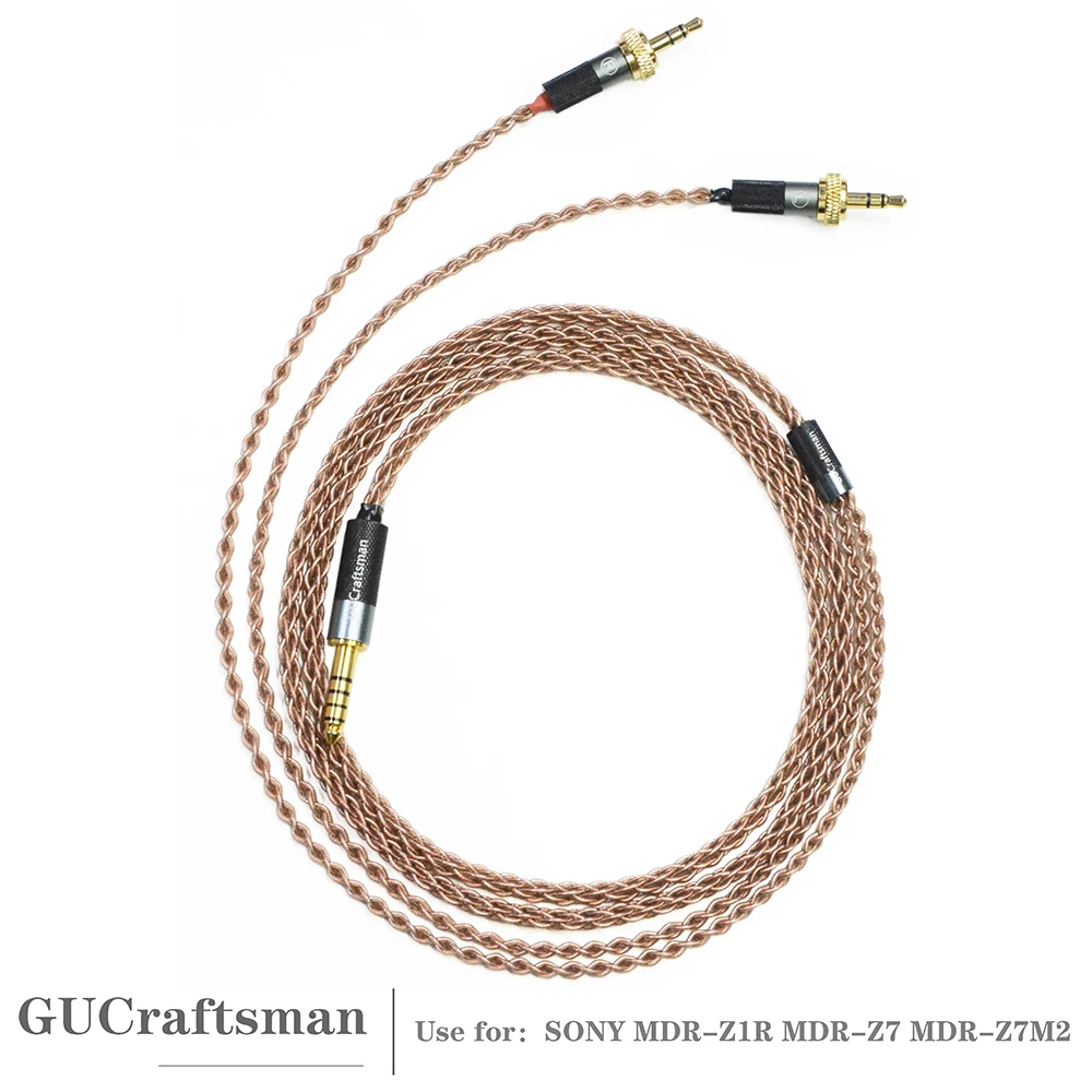 GUCraftsman 6N однокристальные медные запасные кабели для наушников для SONY MDR-Z1R MDR-Z7 MDR-Z7M2
GUCraftsman 6N однокристальные медные запасные кабели для наушников для SONY MDR-Z1R MDR-Z7 MDR-Z7M2