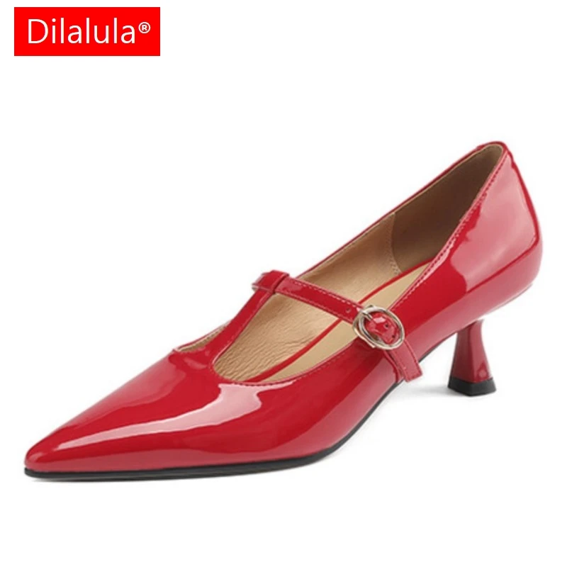 2025 Hot Sale Patent Genuine Leather Women Thin High Heels Mary Janes Shoes Office Ladies T Strap High Heels Party Dress Shoes
2025 Hot Sale Patent Genuine Leather Women Thin High Heels Mary Janes Shoes Office Ladies T Strap High Heels Party Dress Shoes