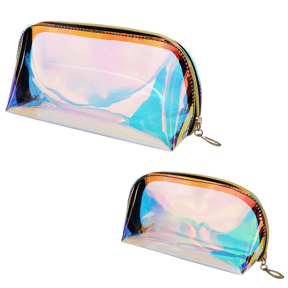 2pcs Holographic Makeup Bag Transparent TPU Travel Toiletry Bag Waterproof Storage Box Iridescent Organizer
2pcs Holographic Makeup Bag Transparent TPU Travel Toiletry Bag Waterproof Storage Box Iridescent Organizer
