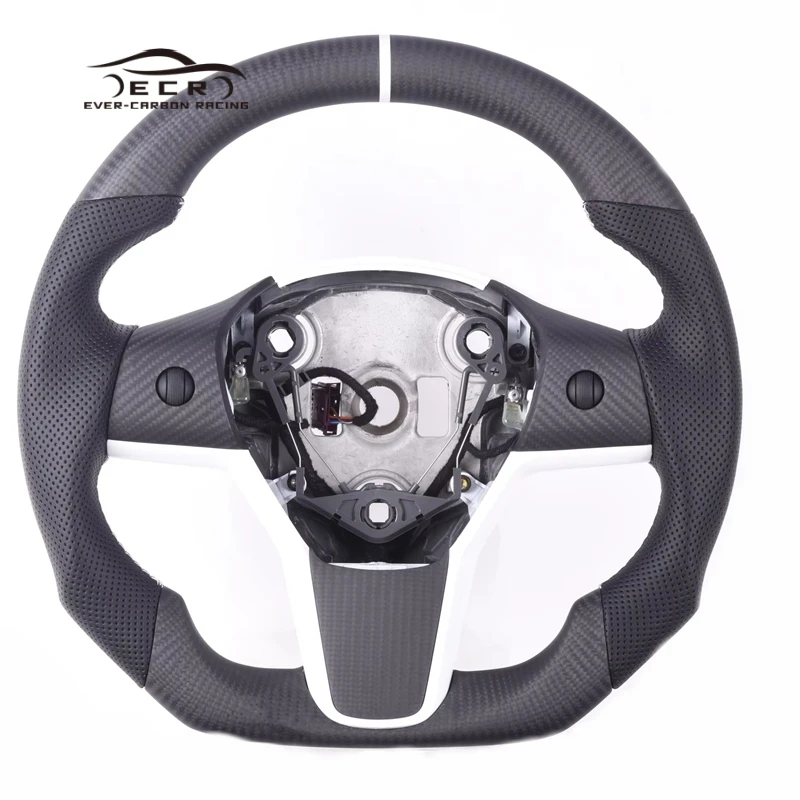 Ever-Carbon Racing ECR Hotsell Steering Matte Carbon Fiber Steering Wheel For Tesla 3 Car Steering Wheel
Ever-Carbon Racing ECR Hotsell Steering Matte Carbon Fiber Steering Wheel For Tesla 3 Car Steering Wheel