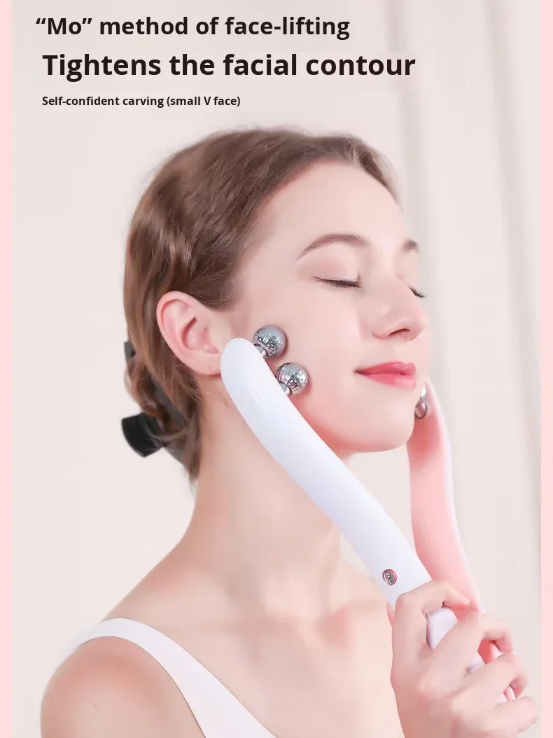 RF EMS Micro Current Roller Face Slimming Artifact V Face Beauty Firming Lifting Face Facial Massage Instrument
RF EMS Micro Current Roller Face Slimming Artifact V Face Beauty Firming Lifting Face Facial Massage Instrument