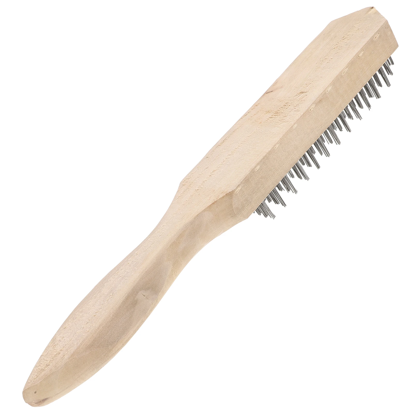 Steel Wire BBQ Grill Cleaning Brush with Thickened Wooden Handle Scraper Durable Bristles Heavy Duty BBQ Tool
Steel Wire BBQ Grill Cleaning Brush with Thickened Wooden Handle Scraper Durable Bristles Heavy Duty BBQ Tool