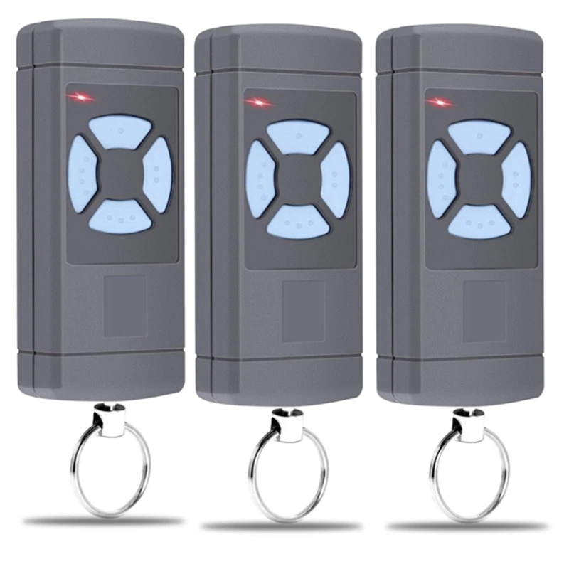 Garage Door Opener, Pack Of 3 Garage Door Remote Control Compatible For Hormann 868Mhz HSM4 HSM2 868MHZ, 4 Channels
Garage Door Opener, Pack Of 3 Garage Door Remote Control Compatible For Hormann 868Mhz HSM4 HSM2 868MHZ, 4 Channels