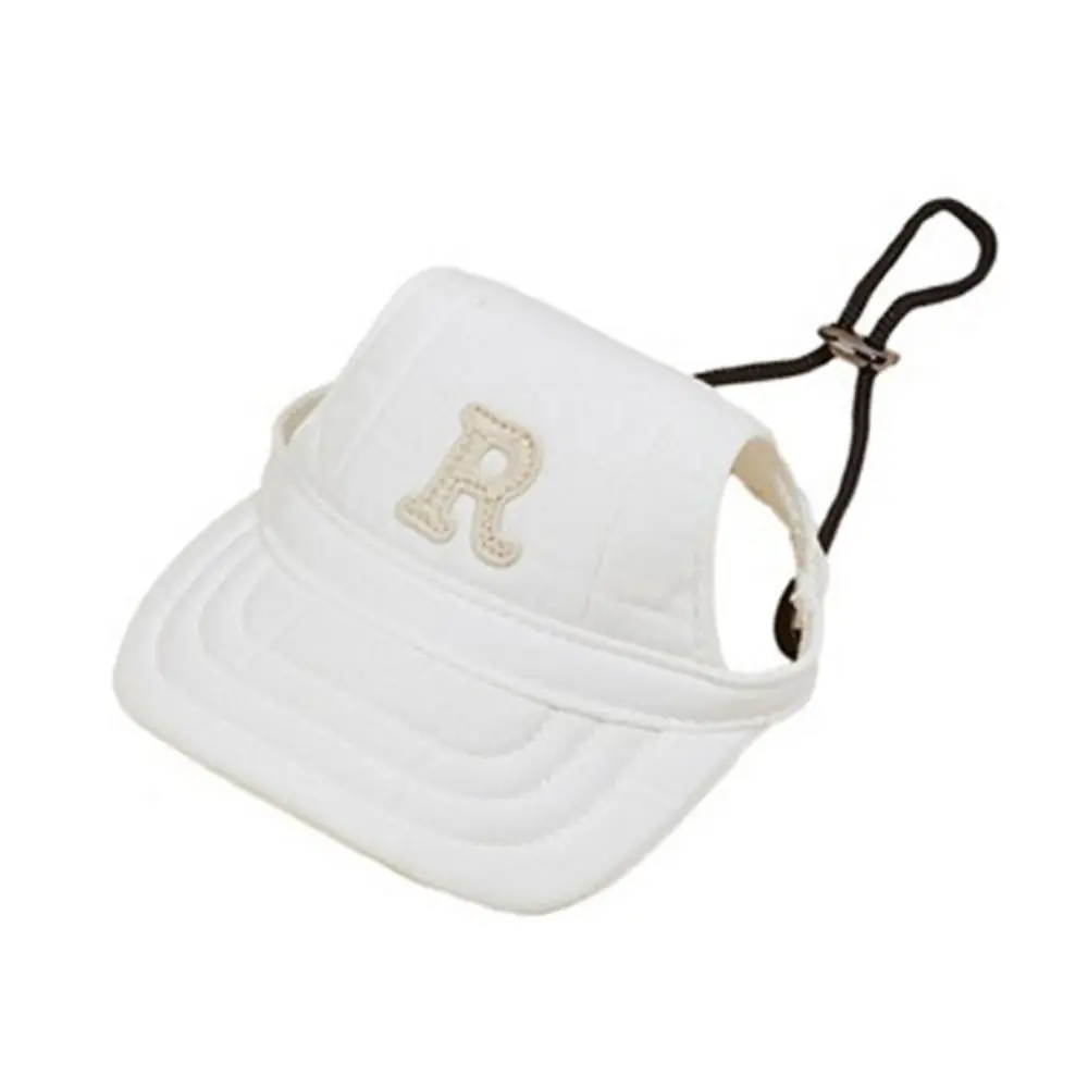 Dog Bonnet Cap Embroidered Dog Sport Letter Cap Adjustable Breathable Dog Sun Hat with Ear Holes Pet Baseball Cap Outdoor 
Dog Bonnet Cap Embroidered Dog Sport Letter Cap Adjustable Breathable Dog Sun Hat with Ear Holes Pet Baseball Cap Outdoor