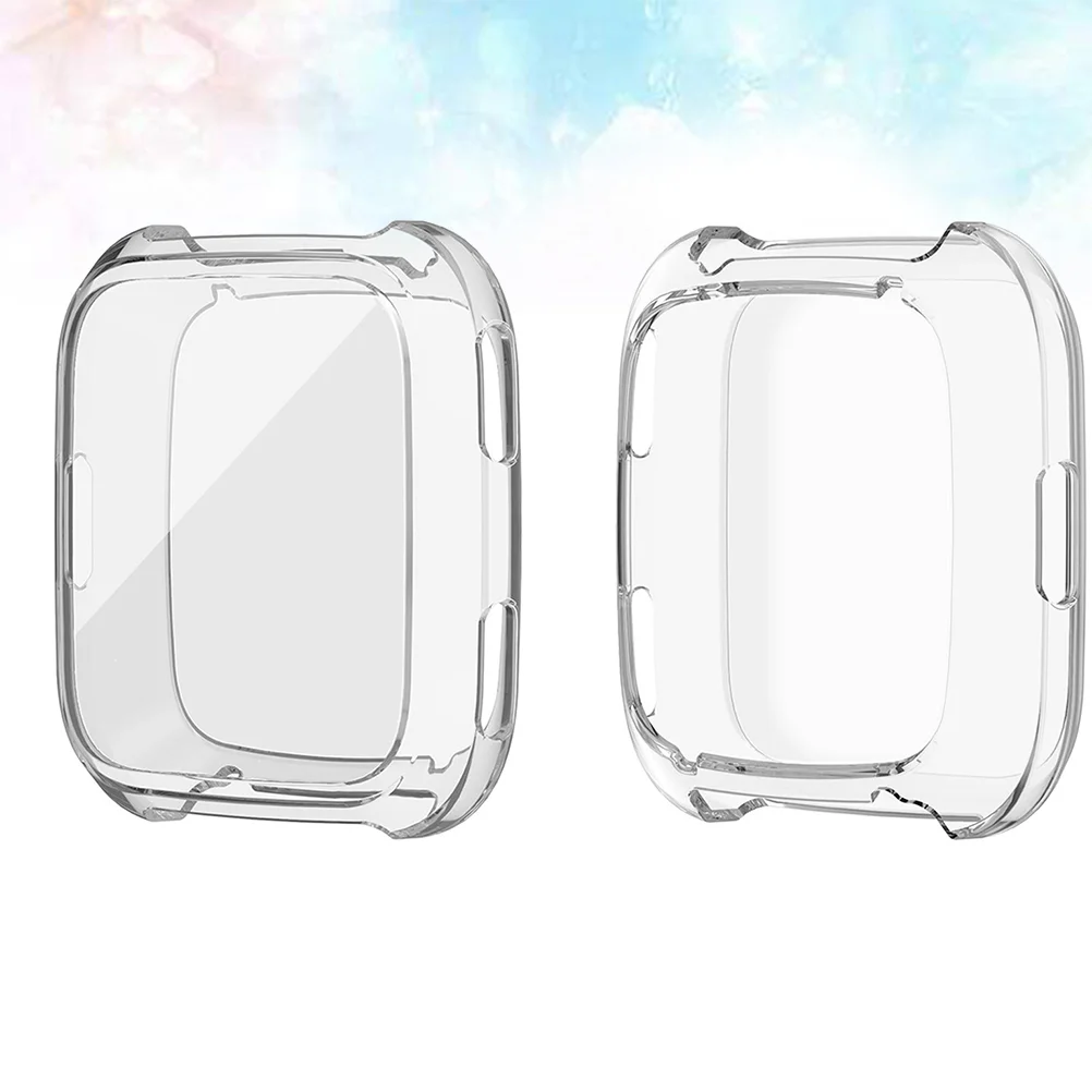 Watch Protective Case TPU Silicone Watch Shell Anti-Scratch Sports Accessories Compatible with Fitbit Tranparent
Watch Protective Case TPU Silicone Watch Shell Anti-Scratch Sports Accessories Compatible with Fitbit Tranparent