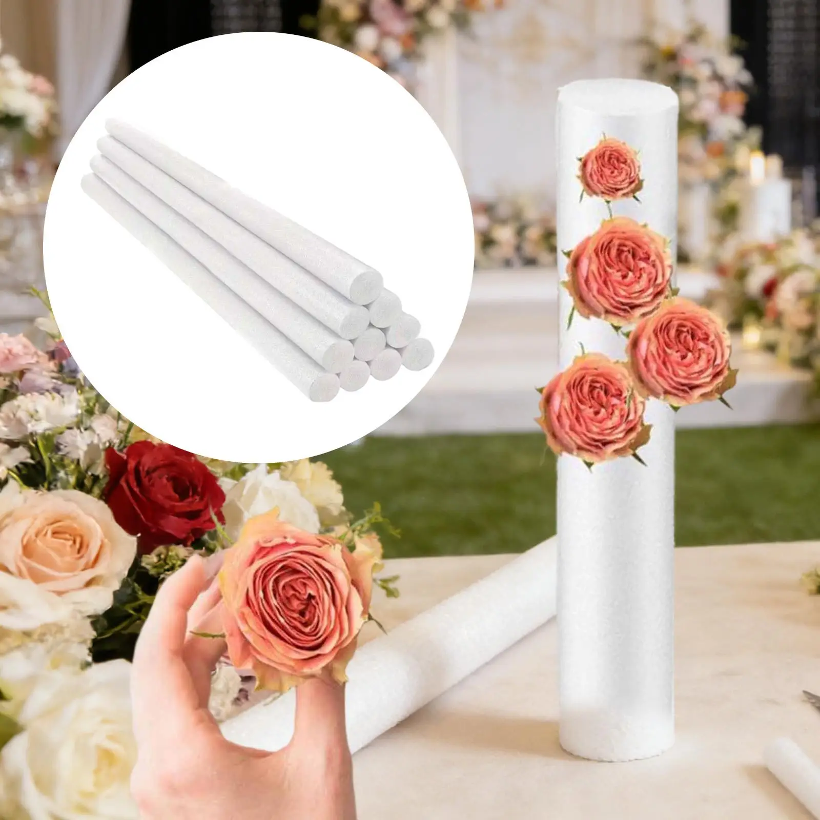 Durable Foam Cylinder Tubes Art Craft Materials Polystyrene Cylinders for DIY Ornaments and Festive Occasions
Durable Foam Cylinder Tubes Art Craft Materials Polystyrene Cylinders for DIY Ornaments and Festive Occasions