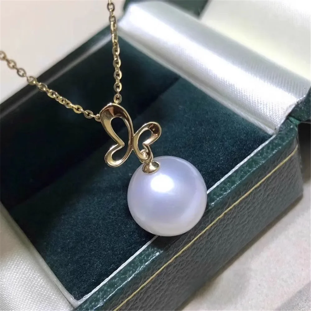 DIY Pearl Accessories G18K Gold Pendant Empty Butterfly Pearl Necklace Fit 9-12mm Round Beads G096
DIY Pearl Accessories G18K Gold Pendant Empty Butterfly Pearl Necklace Fit 9-12mm Round Beads G096