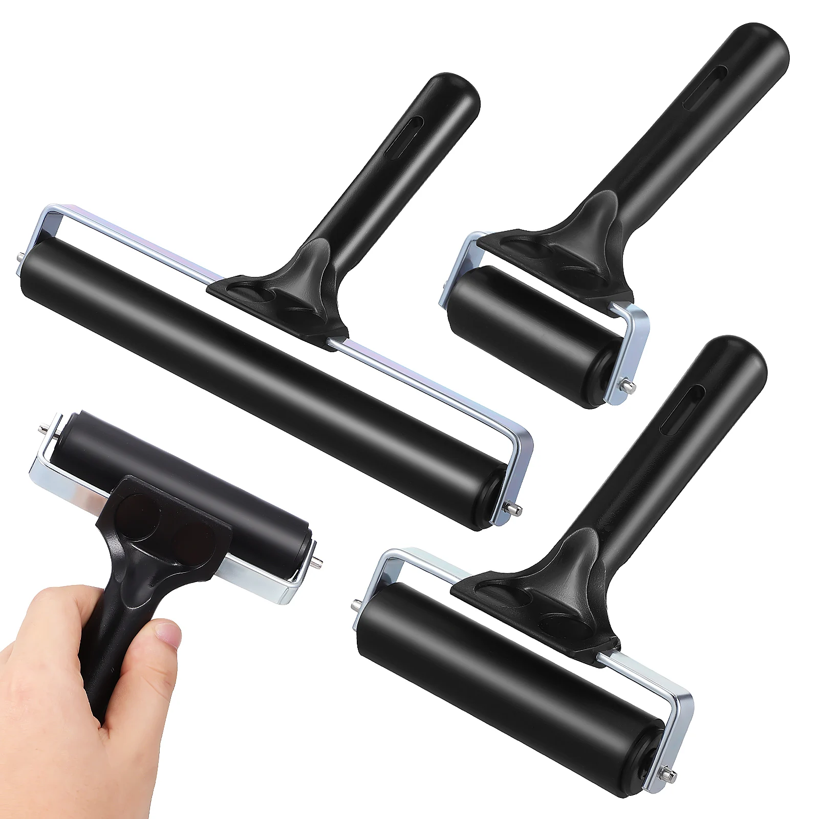 3pcs 3 Sizes Printmaking Rollers 6cm 10cm 20cm Crafting Rubber Ink Roller Bag Canvas Long Life Reusable Multi Purpose
3pcs 3 Sizes Printmaking Rollers 6cm 10cm 20cm Crafting Rubber Ink Roller Bag Canvas Long Life Reusable Multi Purpose