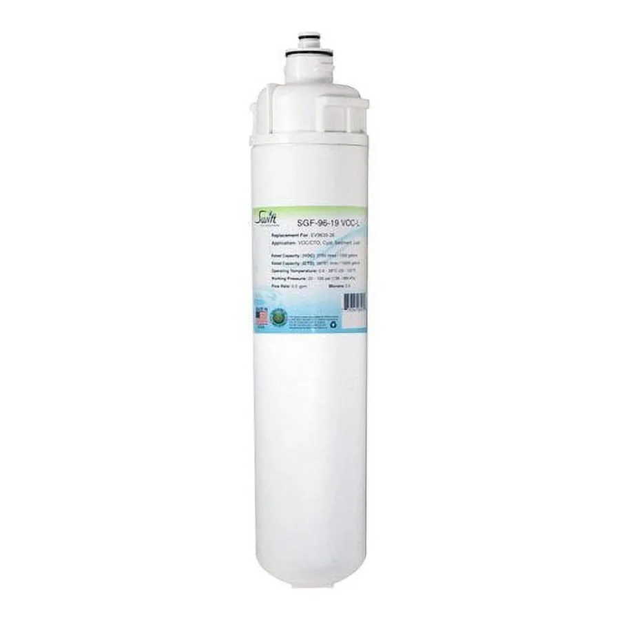 Сменный фильтр для воды SGF-96-19 VOC-L для Everpure EV9635-26 EP25, 1 шт., EP15, EP35, EP35R
Сменный фильтр для воды SGF-96-19 VOC-L для Everpure EV9635-26 EP25, 1 шт., EP15, EP35, EP35R