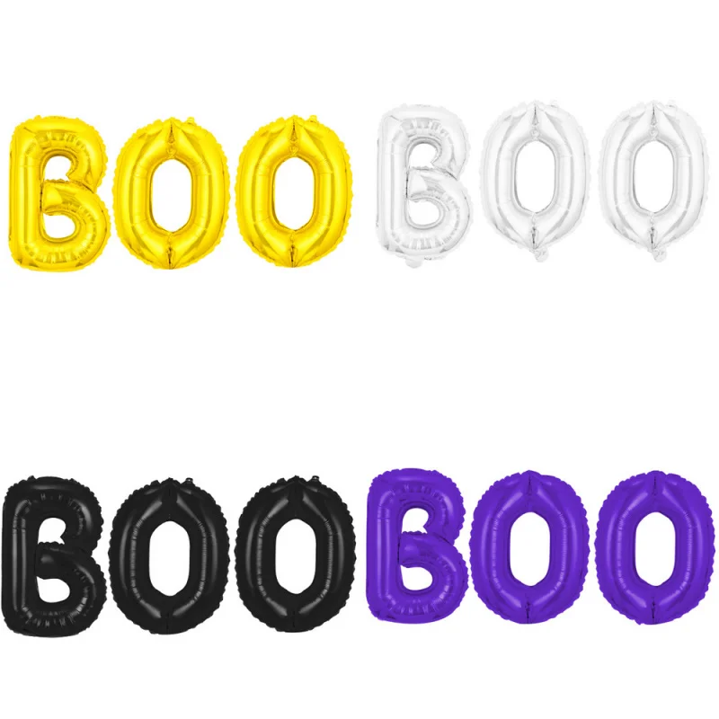 Halloween 16inch BOO Letter Balloon Set Ghost Festival Hotel Mall Party Decoration Arrangement Scary Balloon
Halloween 16inch BOO Letter Balloon Set Ghost Festival Hotel Mall Party Decoration Arrangement Scary Balloon