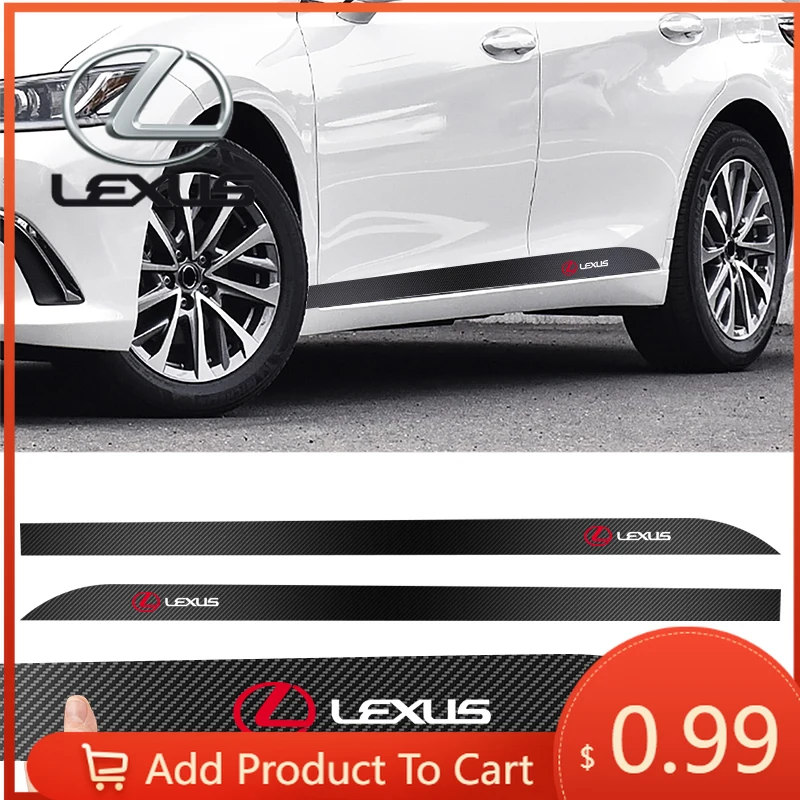 Interior Stickers 2pcs/set Car Door Side Skirt Sill Stripe Carbon Decals Accessories For Lexus ES300 RX330 RX300 GS300 IS250 IS2
Interior Stickers 2pcs/set Car Door Side Skirt Sill Stripe Carbon Decals Accessories For Lexus ES300 RX330 RX300 GS300 IS250 IS2