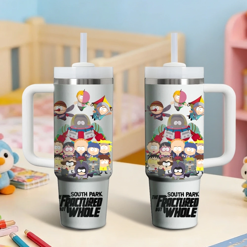 Anime S-South Park Vacuum Flasks 40oz Stainless Steel Insulated Tumbler with Handle & Straw Leakproof Travel Mug
Anime S-South Park Vacuum Flasks 40oz Stainless Steel Insulated Tumbler with Handle & Straw Leakproof Travel Mug