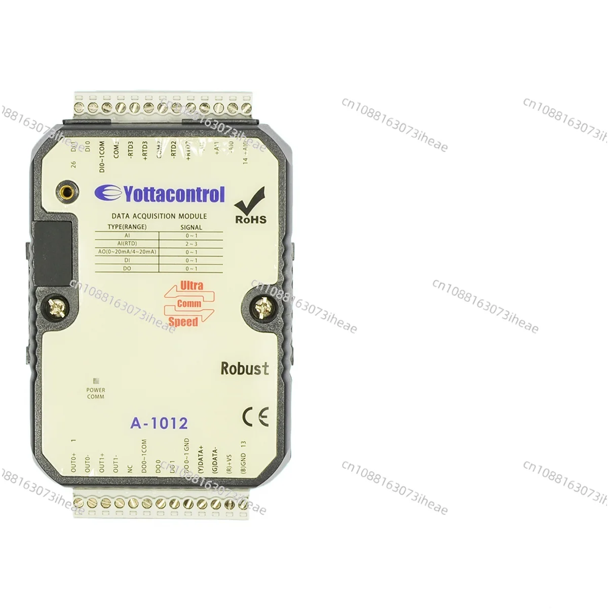4-20mA 10-channel current analog digital temperature acquisition module PT100 modbus485A-1012
4-20mA 10-channel current analog digital temperature acquisition module PT100 modbus485A-1012