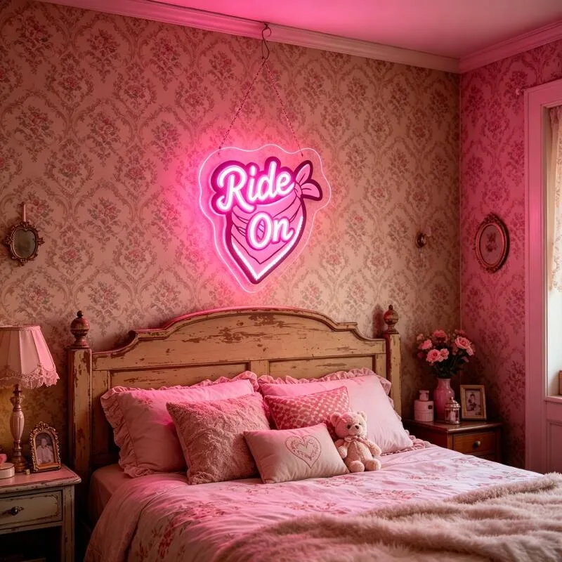 Retro Cowboy Themed Neon Lamp, Aesthetic Indoor Art Decoration Light
Retro Cowboy Themed Neon Lamp, Aesthetic Indoor Art Decoration Light