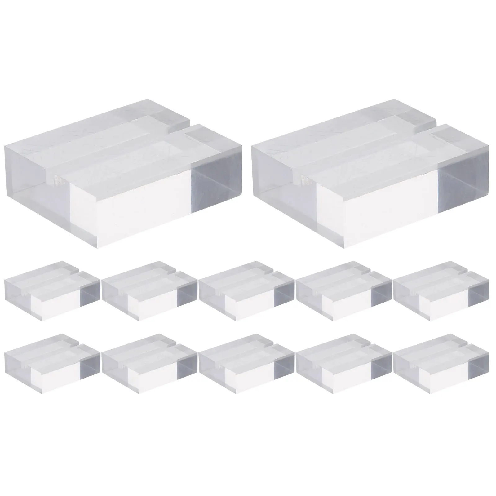 12 Pcs Acrylic Business Card Holder Transparent Display for Office Home Party Restaurant Table Numbers Desk Name Card
12 Pcs Acrylic Business Card Holder Transparent Display for Office Home Party Restaurant Table Numbers Desk Name Card