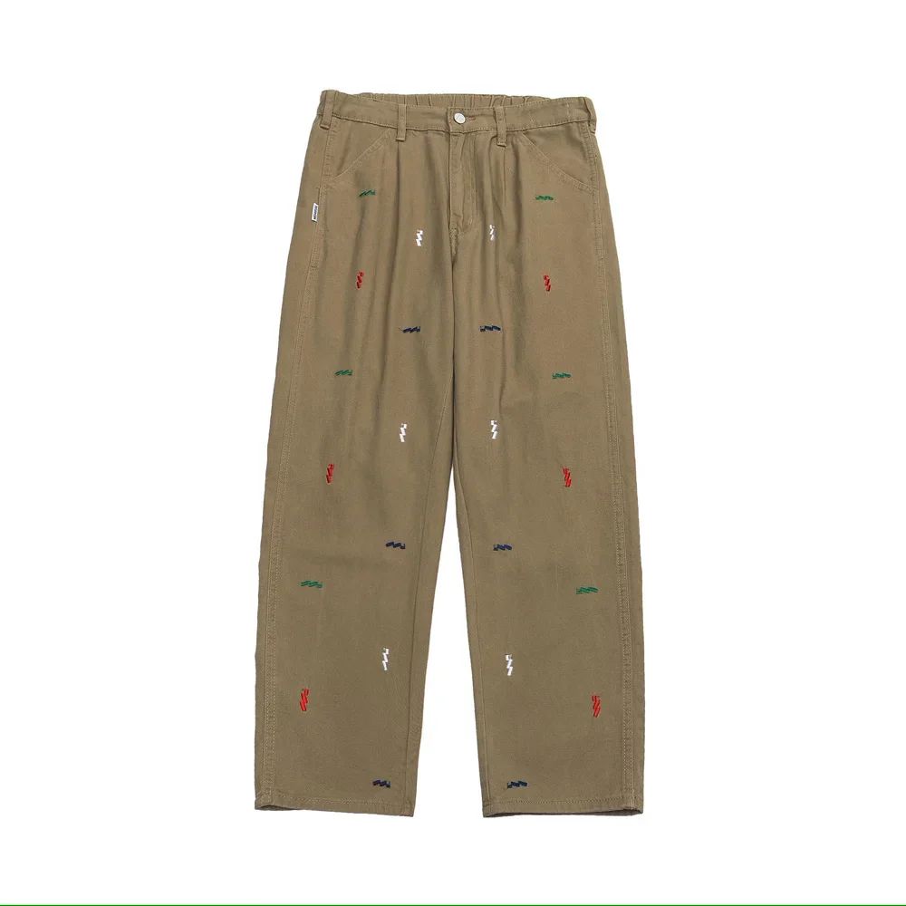 Men Cityboy Streetwear Outdoor Straight Trousers Half Elastic Waist EmbroideryLoose Casual Vintage Wide Leg Cargo Pants Pants
Men Cityboy Streetwear Outdoor Straight Trousers Half Elastic Waist EmbroideryLoose Casual Vintage Wide Leg Cargo Pants Pants