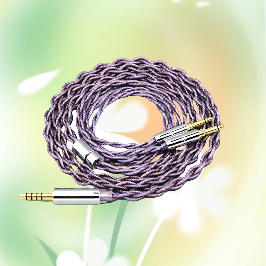 140 cores Type2 7N OCC earphone Cable For Beyerdynamic T1 T5P II AMIRON HOME HarmonicDyne Zeus Headphone 1.8mm litz 7873 
140 cores Type2 7N OCC earphone Cable For Beyerdynamic T1 T5P II AMIRON HOME HarmonicDyne Zeus Headphone 1.8mm litz 7873