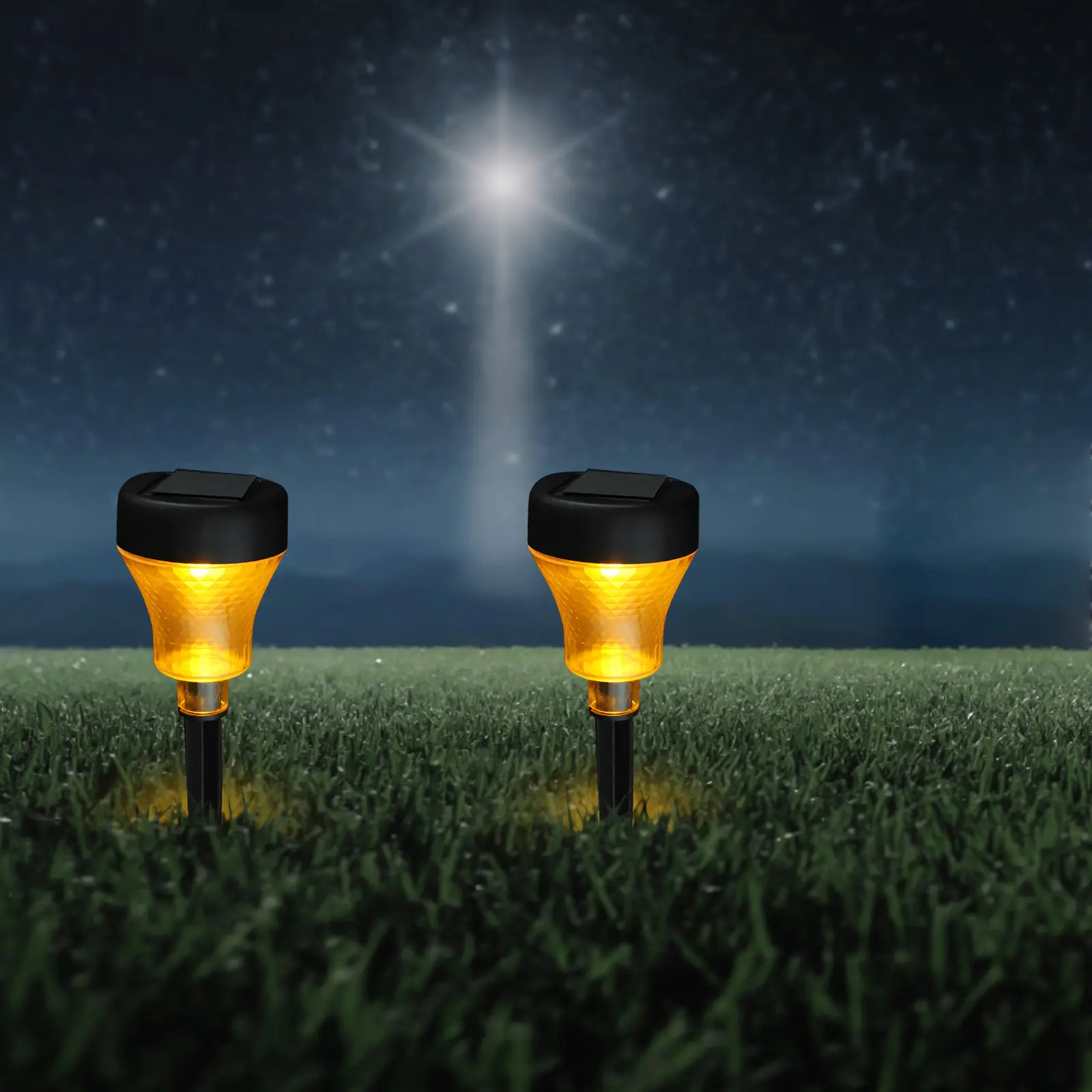 2 Pcs Solar Lights Garden Decor Bright Pathway Back Yard Lanterns Black Fence Powered
2 Pcs Solar Lights Garden Decor Bright Pathway Back Yard Lanterns Black Fence Powered