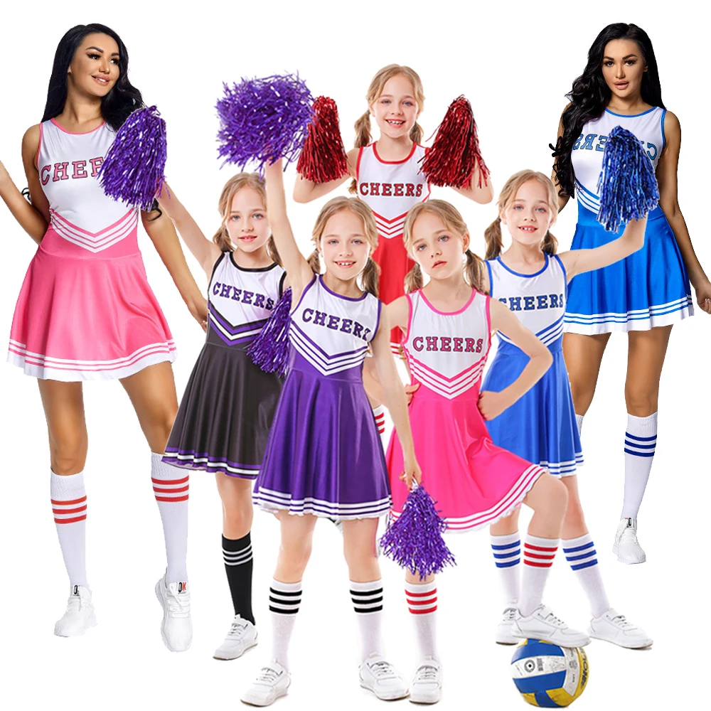 3pcs Summer Children's Tank Top Cheerleading Suit Letter Printing Slim Fit Dress Fancy Kids Women Sports Set Role Playing Suit
3pcs Summer Children's Tank Top Cheerleading Suit Letter Printing Slim Fit Dress Fancy Kids Women Sports Set Role Playing Suit