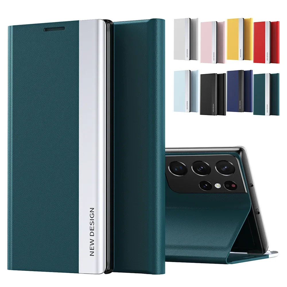 Sumsung S 23 Ultra Case 6D Plating Leather Flip hoesjes Stand Cover For Samsung Galaxy S23 Ultra Plus S23Ultra S23+ Etui Casing
Sumsung S 23 Ultra Case 6D Plating Leather Flip hoesjes Stand Cover For Samsung Galaxy S23 Ultra Plus S23Ultra S23+ Etui Casing