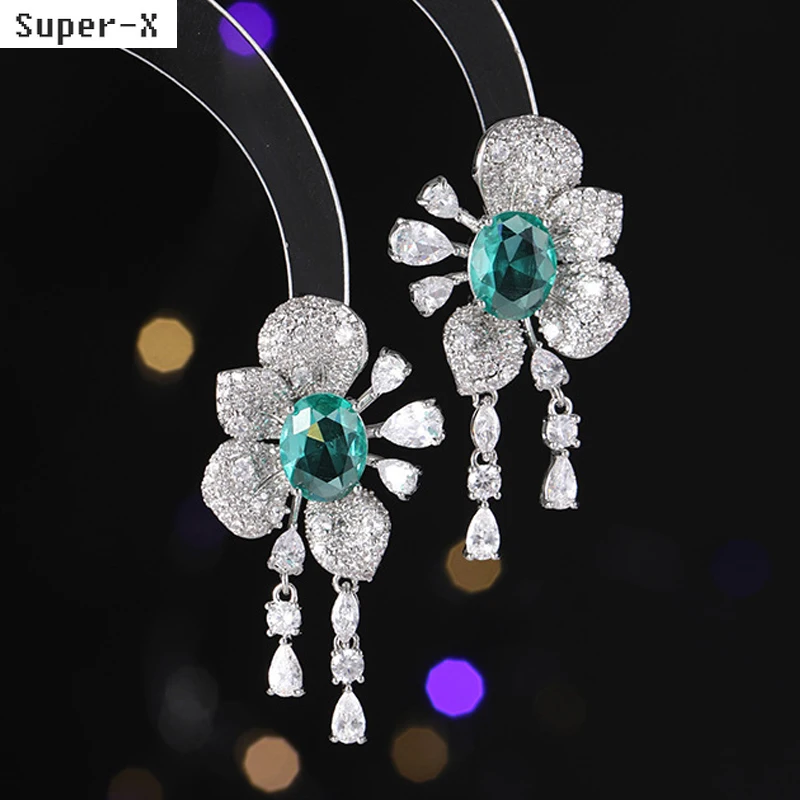 Women Earrings Flower Jewelry Wedding Evening Party Red Green Floral Earrings Female Gift
Women Earrings Flower Jewelry Wedding Evening Party Red Green Floral Earrings Female Gift