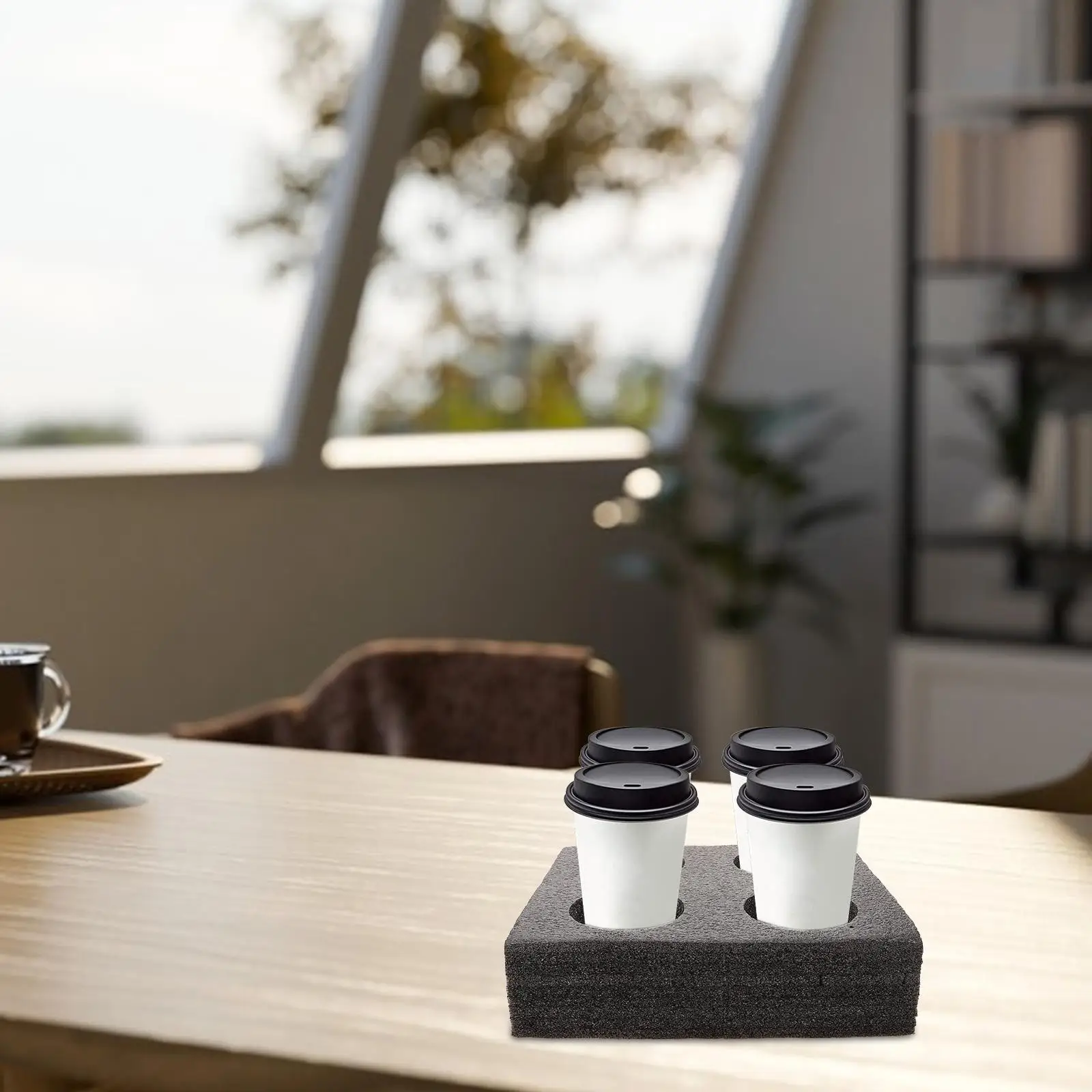 4 Holes Black Pearl Tea Cup Holder Tray Rack Lightweight Portable Drink Packing Carrier Trays Takeout CupCarrier
4 Holes Black Pearl Tea Cup Holder Tray Rack Lightweight Portable Drink Packing Carrier Trays Takeout CupCarrier
