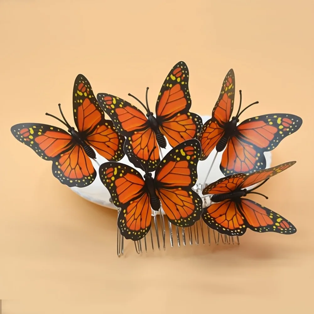 3D Butterfly Hair Comb Portable Colorful Butterfly Hairbrush Hairpins Decorative Butterfly Headpiece Styling Accessories
3D Butterfly Hair Comb Portable Colorful Butterfly Hairbrush Hairpins Decorative Butterfly Headpiece Styling Accessories