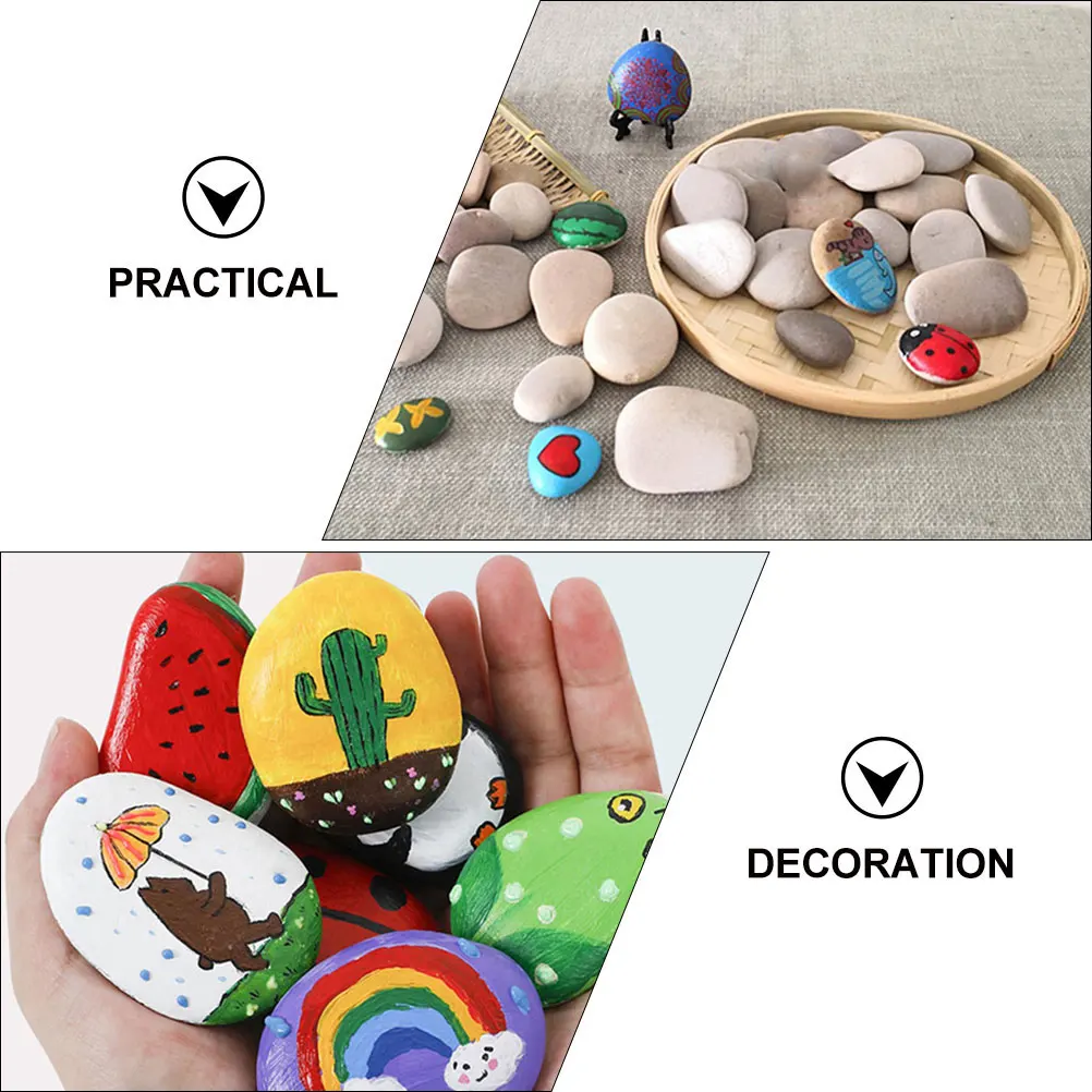 8Pcs Smooth Painting Stones Crafts Creative Art Pebbles for Kids and Adults Decorative Garden Pathway Balcony
8Pcs Smooth Painting Stones Crafts Creative Art Pebbles for Kids and Adults Decorative Garden Pathway Balcony