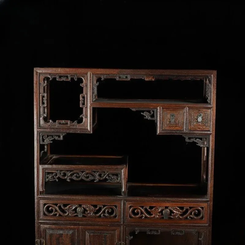 Old rosewood bogu frame ornament creative handmade living room solid wood display stand
Old rosewood bogu frame ornament creative handmade living room solid wood display stand