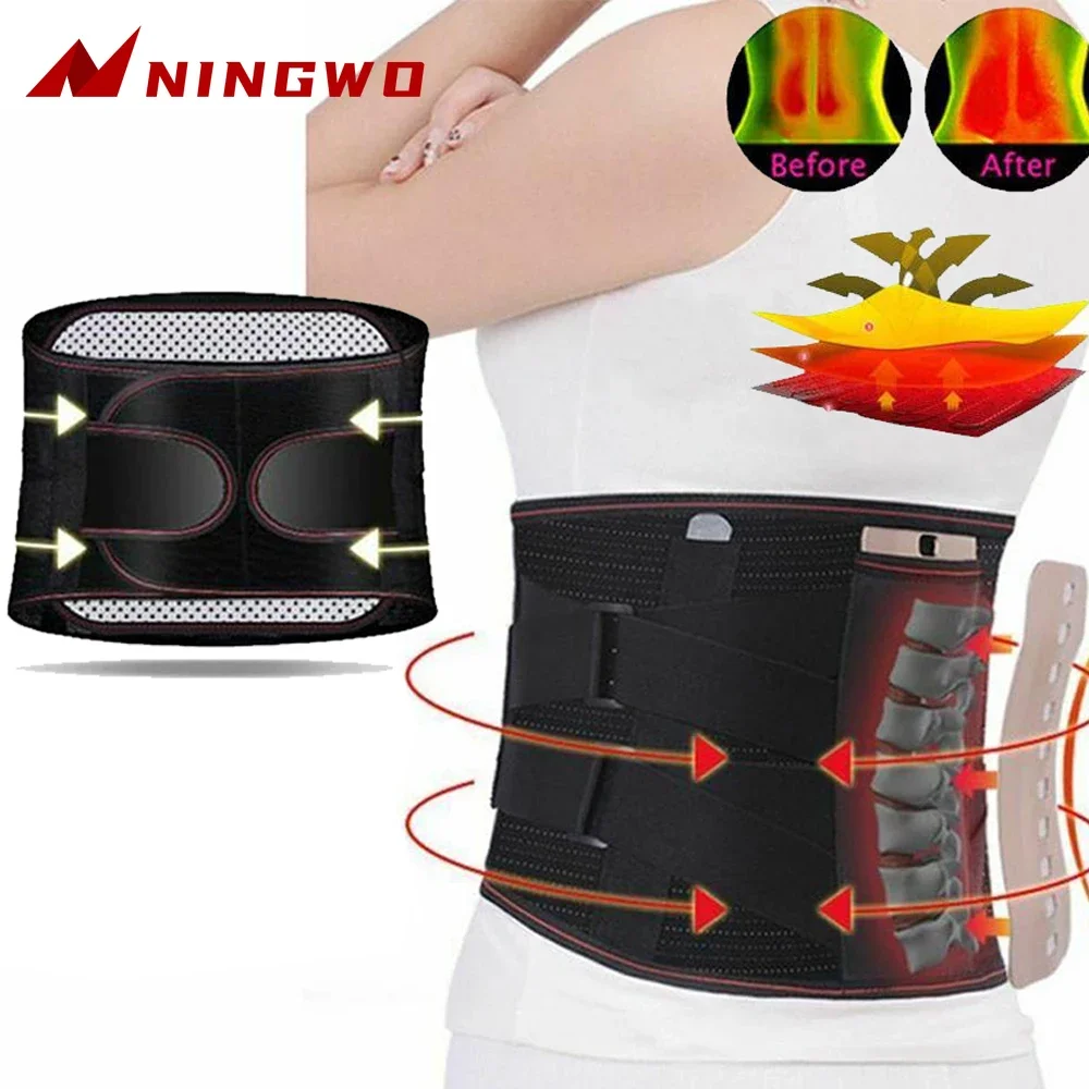 Self-heating Lumbar Support Belt Back Brace Belt Magnetic Steel Plates Adjustable Waist Support Belt For Back Spine Brace
Self-heating Lumbar Support Belt Back Brace Belt Magnetic Steel Plates Adjustable Waist Support Belt For Back Spine Brace