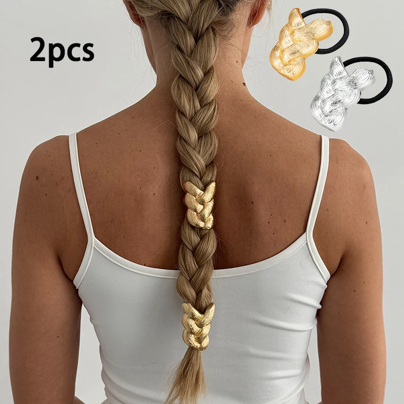 1Pcs Women Hair Ties Punk Metal Braid Shaped Elastic Headband Hair roope Rubber Band Scrunchies Ponytail Hair Accessories
1Pcs Women Hair Ties Punk Metal Braid Shaped Elastic Headband Hair roope Rubber Band Scrunchies Ponytail Hair Accessories