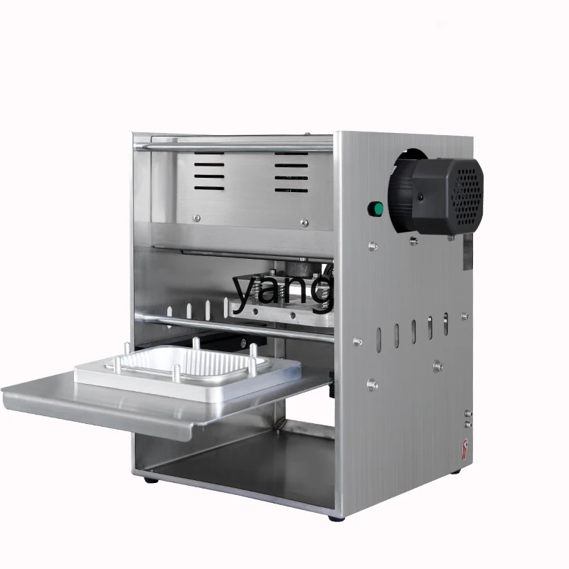 LTT takeaway packing box sealing machine does not leak soup commercial automatic film tinfoil box packaging machine
LTT takeaway packing box sealing machine does not leak soup commercial automatic film tinfoil box packaging machine