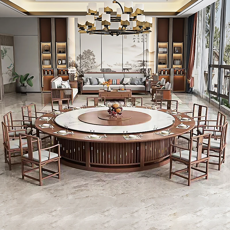 Настраиваемый гостиничный электрический обеденный стол на несколько человек, большой круглый стол
Настраиваемый гостиничный электрический обеденный стол на несколько человек, большой круглый стол