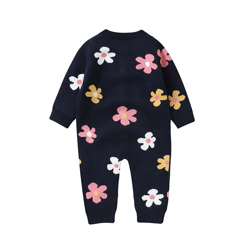 Fashion Baby Girls Knitted Rompers Long Sleeve Newborn Infant Floral Jumpsuits Spring Autumn Toddler Overalls Clothes One Pieces
Fashion Baby Girls Knitted Rompers Long Sleeve Newborn Infant Floral Jumpsuits Spring Autumn Toddler Overalls Clothes One Pieces