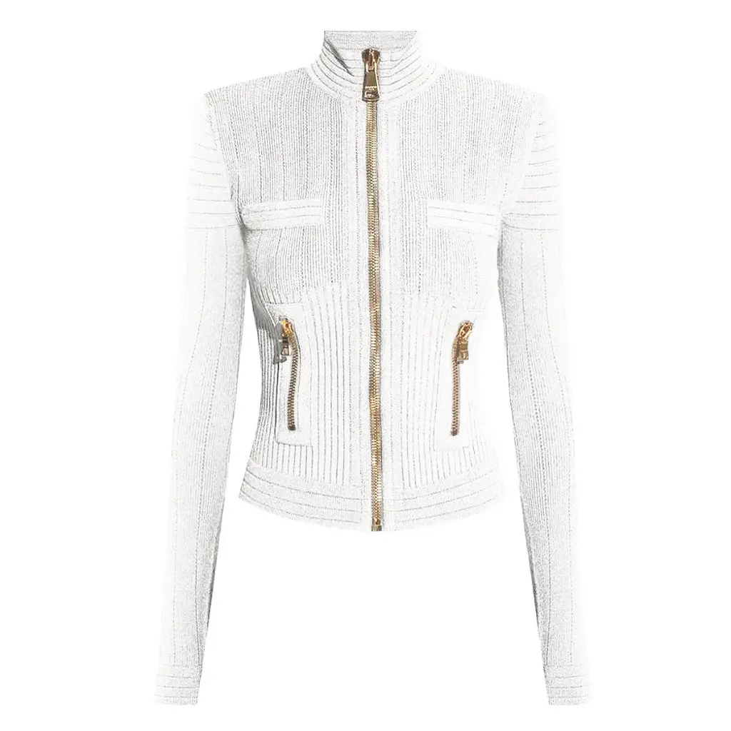 Spring Autumn High-Quality Long Sleeve round Neck Cardigan Women's Woolen Sweater European American Style Top Coat
Spring Autumn High-Quality Long Sleeve round Neck Cardigan Women's Woolen Sweater European American Style Top Coat