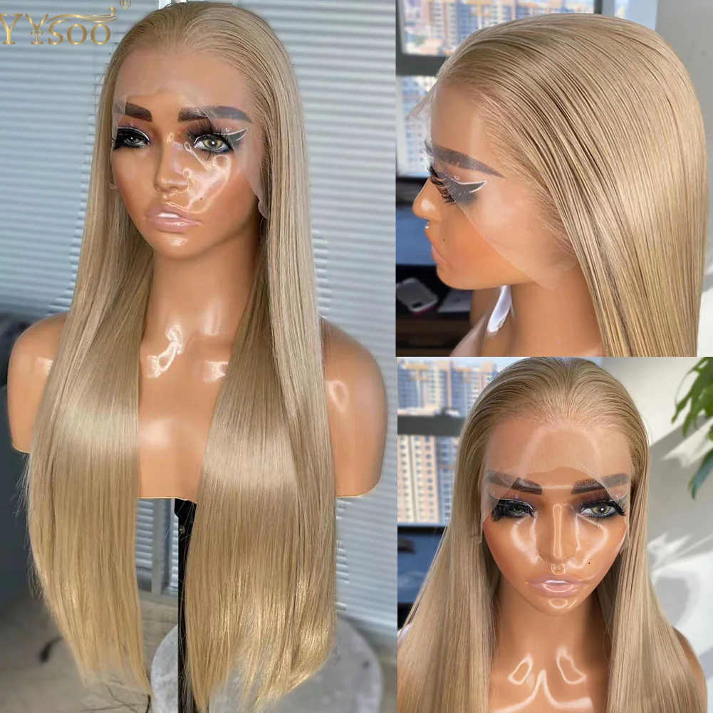 YYsoo Long 103# Honey Blonde Futura Synthetic 13x4 Lace Front Wig Glueless Heat Resistant Fiber Silky Straight Wigs For Women
YYsoo Long 103# Honey Blonde Futura Synthetic 13x4 Lace Front Wig Glueless Heat Resistant Fiber Silky Straight Wigs For Women