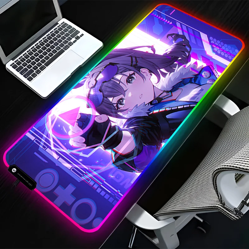 RGB Mouse Pad Computer Gamer Accessories Mouse Mat Rubber Keyboard Pad Non Slip Mousepad H-honkai Star Rail Silver Wolf Desk Mat
RGB Mouse Pad Computer Gamer Accessories Mouse Mat Rubber Keyboard Pad Non Slip Mousepad H-honkai Star Rail Silver Wolf Desk Mat