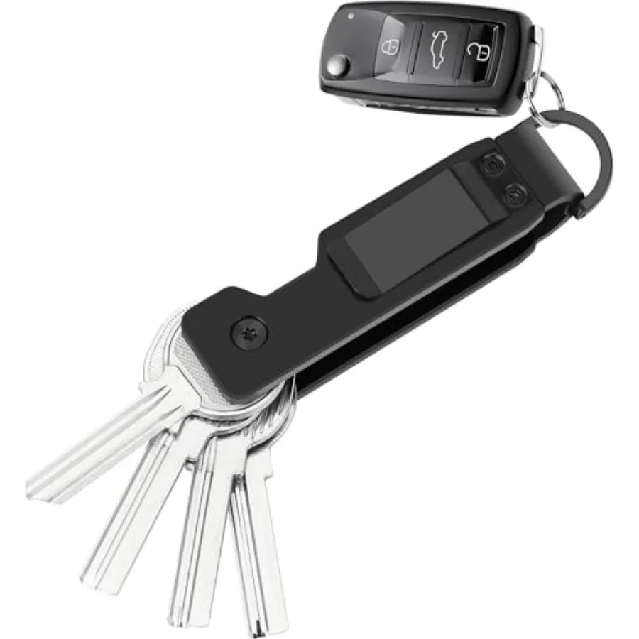 Key Holder for Keychain Metal Aluminum Compact Smart Key Organizer Secures 1-5 Keys
Key Holder for Keychain Metal Aluminum Compact Smart Key Organizer Secures 1-5 Keys