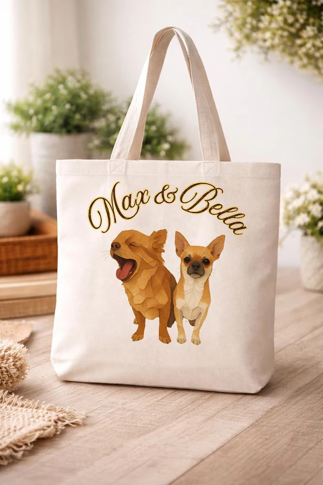 Canvas Tote Bag Custom Pet Photo Name Print Cotton Shopping Bag Personalized Dog Cat Tote Reusable Gift For Pet Lover
Canvas Tote Bag Custom Pet Photo Name Print Cotton Shopping Bag Personalized Dog Cat Tote Reusable Gift For Pet Lover