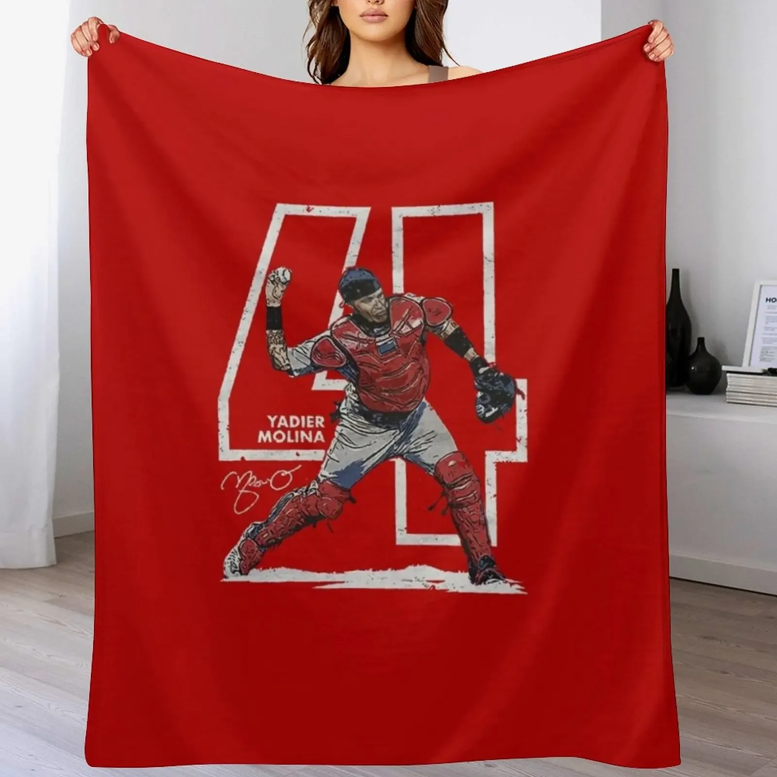Yadier Molina Throw Blanket Fluffy Cozy Throw Blanket for Home Decor
Yadier Molina Throw Blanket Fluffy Cozy Throw Blanket for Home Decor