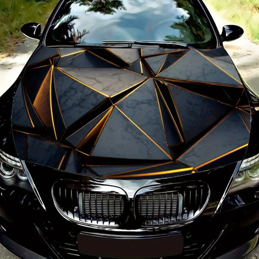 Black Gold Cut Surface Texture Car Hood Sticker - High Quality Self-adhesive PVC, Suitable for All Kinds of Cars, Worry-free Out
Black Gold Cut Surface Texture Car Hood Sticker - High Quality Self-adhesive PVC, Suitable for All Kinds of Cars, Worry-free Out