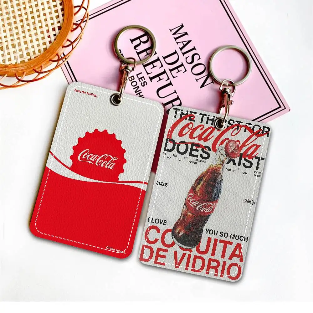 C-COCA Logo C-COLAS Holder Keychain With Keychain For Access Card Bus Pass & Card Credit ID Bank Card Protective Case
C-COCA Logo C-COLAS Holder Keychain With Keychain For Access Card Bus Pass & Card Credit ID Bank Card Protective Case