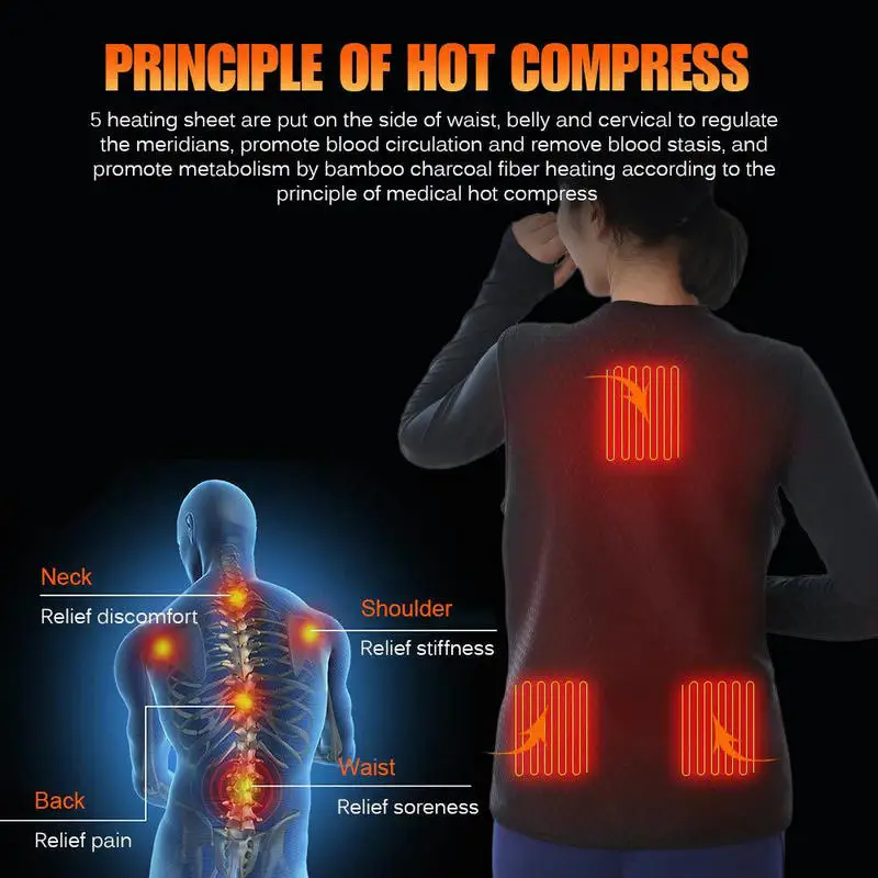 2022 New Rechargeable Heated Men'S Vests USB Power Bank Carbon Fiber Waterproof Battery Polar Fleece Heating Jacket For Women
2022 New Rechargeable Heated Men'S Vests USB Power Bank Carbon Fiber Waterproof Battery Polar Fleece Heating Jacket For Women