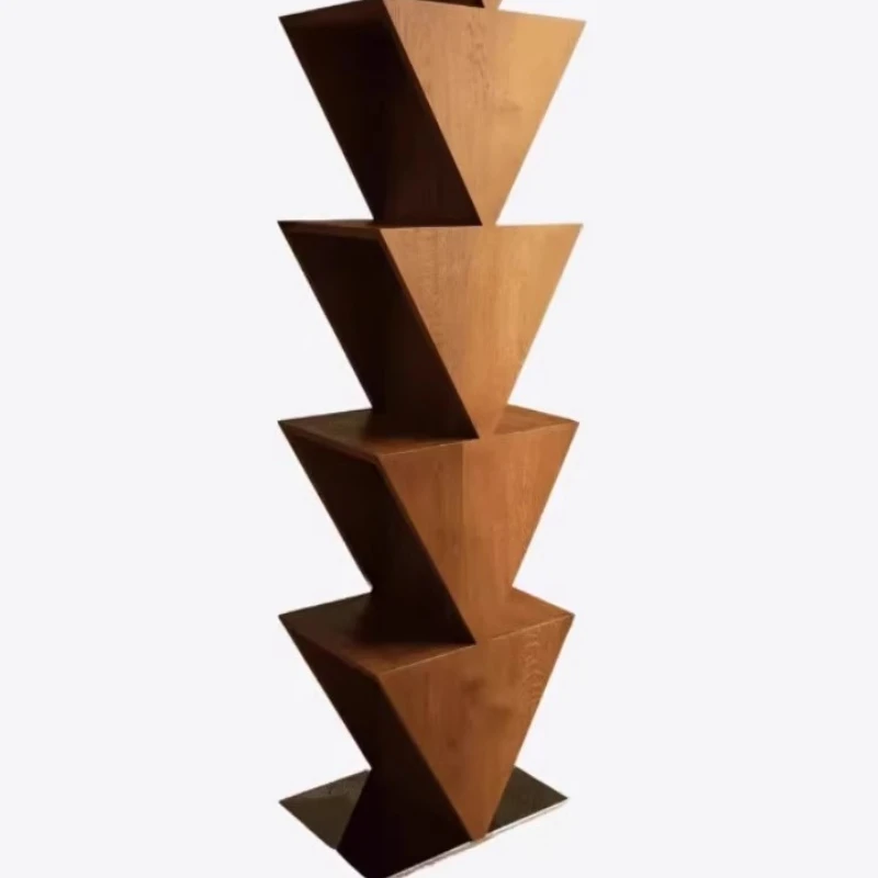 Medieval Creative Solid Wood Special-shaped Bookshelf Household Corner Storage Shelf Study Floor Storage Art Cabinet
Medieval Creative Solid Wood Special-shaped Bookshelf Household Corner Storage Shelf Study Floor Storage Art Cabinet