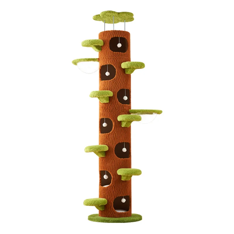 Cat climbing frame nest tree integrated space capsule non-solid wood Tongtian pillar frame sisal cat products
Cat climbing frame nest tree integrated space capsule non-solid wood Tongtian pillar frame sisal cat products