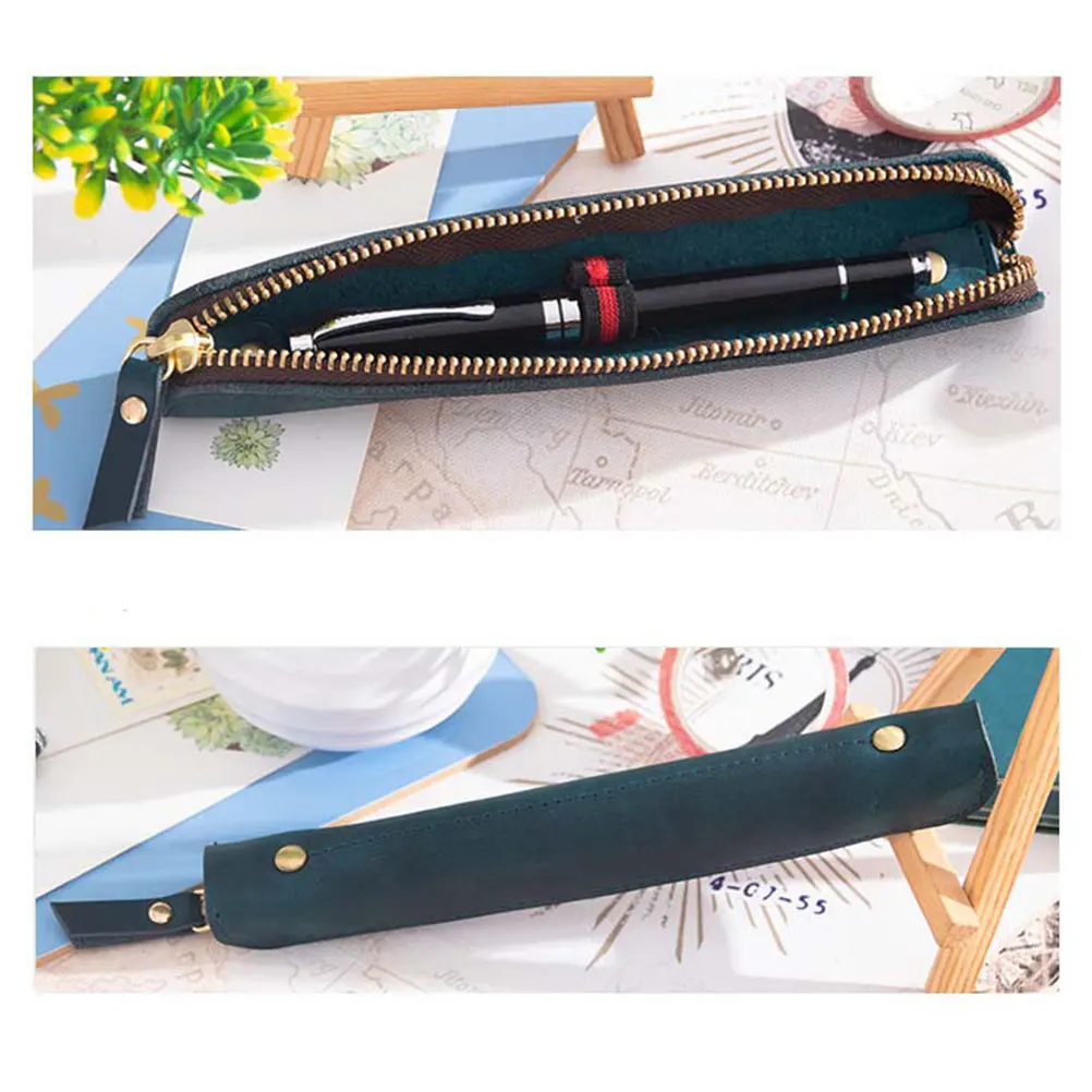 Pen Pouch Genuine Handmade Black Cases Holder Organizer Bag Pen Case Pencil Bag Fountain Everyday College Office Retro
Pen Pouch Genuine Handmade Black Cases Holder Organizer Bag Pen Case Pencil Bag Fountain Everyday College Office Retro