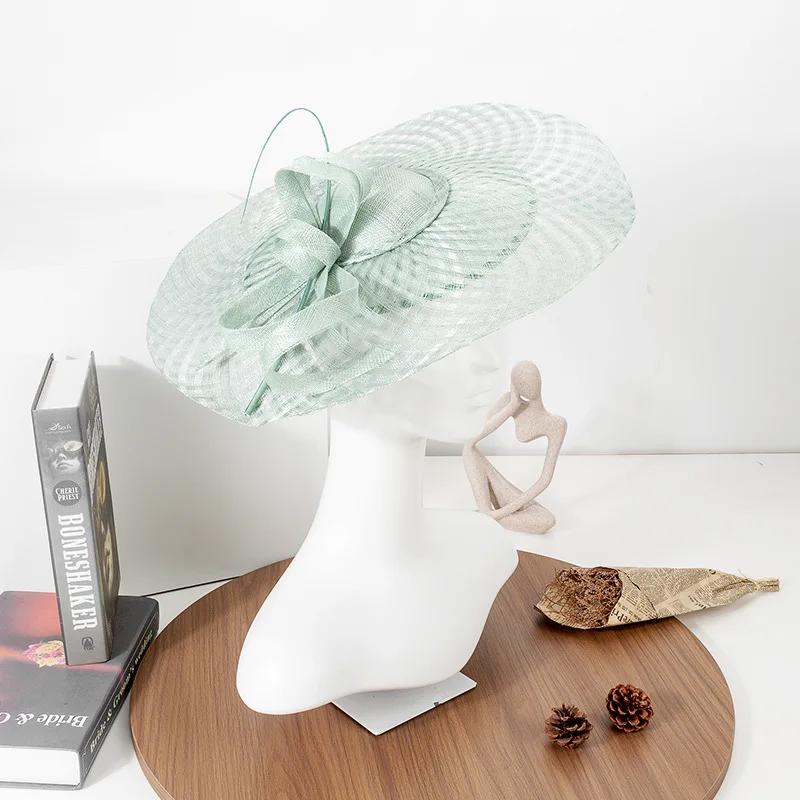 High quality Sinamay Ladies Fascinator Hat Bow Headwear Cocktail Party Headpiece With Hairpin Bride Hair Accessories Headband
High quality Sinamay Ladies Fascinator Hat Bow Headwear Cocktail Party Headpiece With Hairpin Bride Hair Accessories Headband